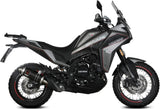 Système D'Échappement Homologué Au Niveau Sonore Dakar Acier Noir - Mivv Compatible Avec Moto Morini X-Cape 649 (2021-2024)