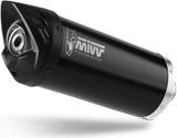 Catalytic Exhaust Tip With Sound Certification Mover Steel Black - Mivv Compatible With Piaggio Beverly 300 (2010-2020)