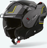 Casque Modulable Pour Moto Airoh Mathisse Ii - Mth2G31 Thermoplastic Hrt Jaune Mat Genius Taille M