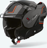 Casque Modulable Pour Moto Airoh Mathisse Ii - Mth2G32 Thermoplastic Hrt Orange Mat Genius Taille Xl