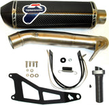 Complete Exhaust System Without Catalytic Converter And Without Sound Certification Relevance Carbon Ct Carbon Cap - Termignoni Compatible With Mv Agusta F3 675 (2012-2020)