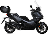 Système D'Échappement Non Catalysé Et Homologué Au Niveau Sonore Mover Acier Noir - Mivv Compatible Avec Honda Adv 350 (2022-2024)