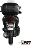Système D'Échappement Non Catalysé Et Homologué Au Niveau Sonore Mover Acier Noir - Mivv Compatible Avec Honda Adv 350 (2022-2024)