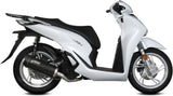 Complete Catalytic Exhaust System With Sound Certification Mover Steel Black - Mivv Compatible With Honda Sh 125 (2020-2024)