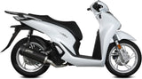 Système D'Échappement Complet Avec Catalyseur Et Homologation Acoustique Mover Acier Noir - Mivv Compatible Avec Honda Sh 125 (2020-2024)