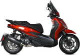 Système D'Échappement Catalytique Avec Homologation Acoustique Mover Acier Noir - Mivv Compatible Avec Piaggio Beverly 400 (2021-2024)