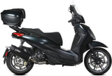 Système D'Échappement Catalytique Avec Homologation Acoustique Mover Acier Noir - Mivv Compatible Avec Piaggio Beverly 300 (2021-2024)