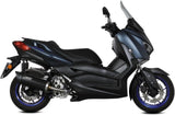 Système D'Échappement Non Catalysé Et Homologué Au Niveau Sonore Mover Acier Noir - Mivv Compatible Avec Yamaha X-Max 300 (2021-2024)