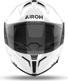 Casque Intégral Pour Moto Airoh Matryx - Mx14 Composite Carbon Blanc Gloss Color Taille L