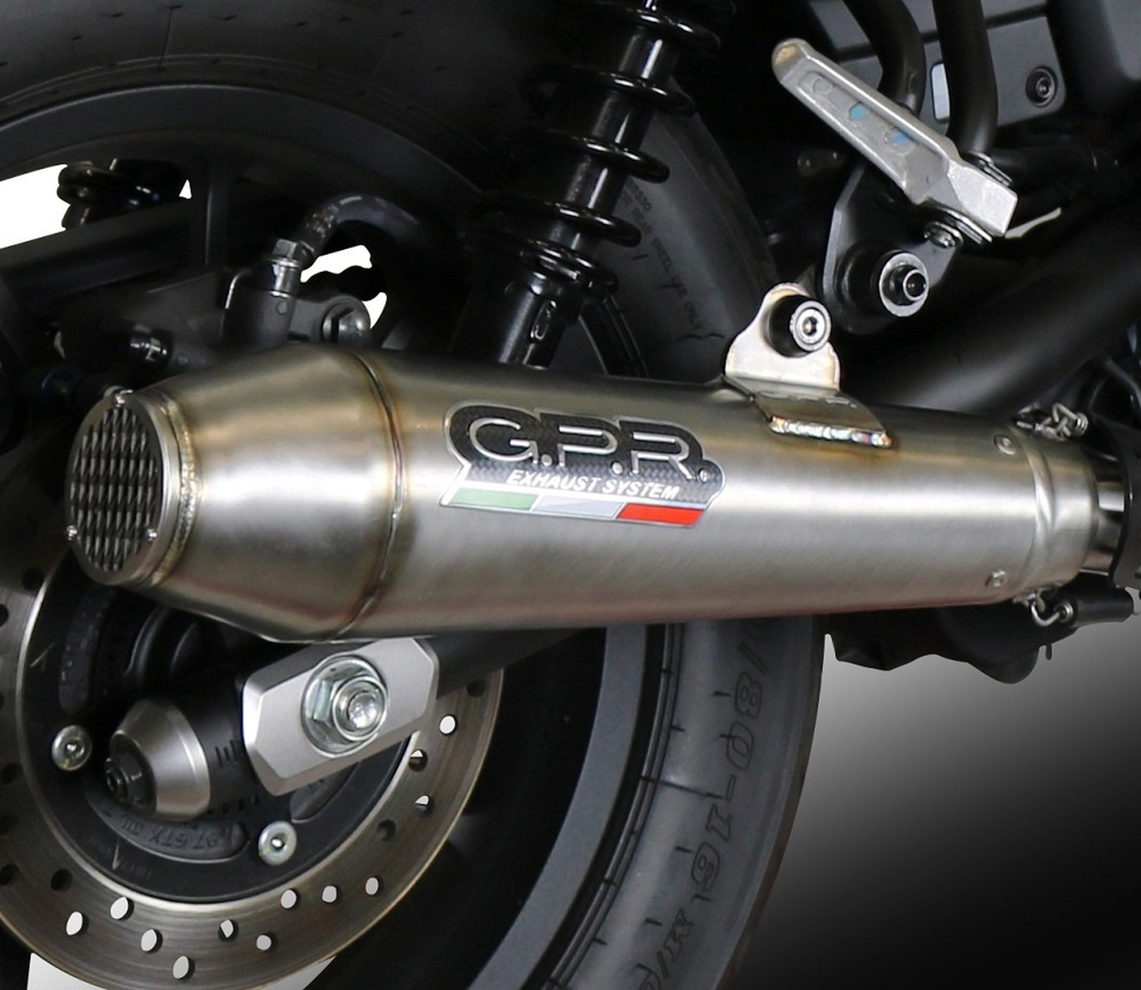 Exhaust Tip With Noise Certification Ultracone Stainless Steel - Gpr Compatible With Brixton Crossfire 500 X (2020-2021)