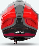 Casque Intégral Pour Moto Airoh Matryx - Mxrk55 Composite Carbon Rouge Gloss Rocket Taille Xxl