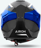 Casque Intégral Pour Moto Airoh Matryx - Mxw18 Composite Carbon Bleu Gloss Wide Taille Xl