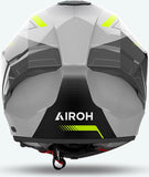 Casque Intégral Pour Moto Airoh Matryx - Mxw31 Composite Carbon Jaune Gloss Wide Taille Xxl