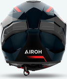 Casque Intégral Pour Moto Airoh Matryx - Mxw55 Composite Carbon Rouge Gloss Wide Taille Xxl