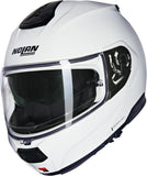Flip-Up Travelling Motorcycle Helmet Nolan N100-6 White Classico 305 Size Xxs