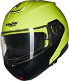 Casque Modulable Travelling Pour Moto Nolan N100-6 Vert Impulso / Noir Mivedi 329 Taille Xl