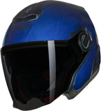 Casque Urban Commuting Pour Moto Nolan N40-5 Bleu Deep Nobile 312 Taille M
