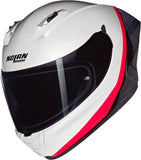 Casque Intégral Speeding Pour Moto Nolan N60-6 Perle / Noir / Orange Verniciatura Speciale 347 Taille Xxl