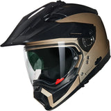 Casque Intégral Adventur Pour Moto Nolan N70-2 X Sable / Noir Nobile 316 Taille L