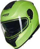 Casque Intégral Speeding Pour Moto Nolan N80-8 Vert Impulso / Noir Mivedi 329 Taille Xl