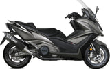 Uncatalysed Exhaust System Without Sound Certification Sr-1 Titanium Black - Mivv Compatible With Kymco Ak 550 (2021-2024)