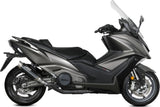 Système D'Échappement Complet Non Catalysé Et Sans Homologation Acoustique Gppro Acier Noir - Mivv Compatible Avec Kymco Ak 550 (2021-2024)