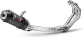 Complete Catalytic Exhaust System With Sound Certification Oval Carbon Carbon - Mivv Compatible With Yamaha Xsr 900 (2016-2020)