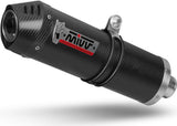 Catalytic Exhaust Tip With Sound Certification Oval Carbon Carbon - Mivv Compatible With Honda Hornet 600 (2003-2006)
