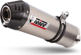 Système D'Échappement Homologué Au Niveau Sonore Oval Titanium Carbon - Mivv Compatible Avec Suzuki Gsx 1250 Fa (2009-2016)