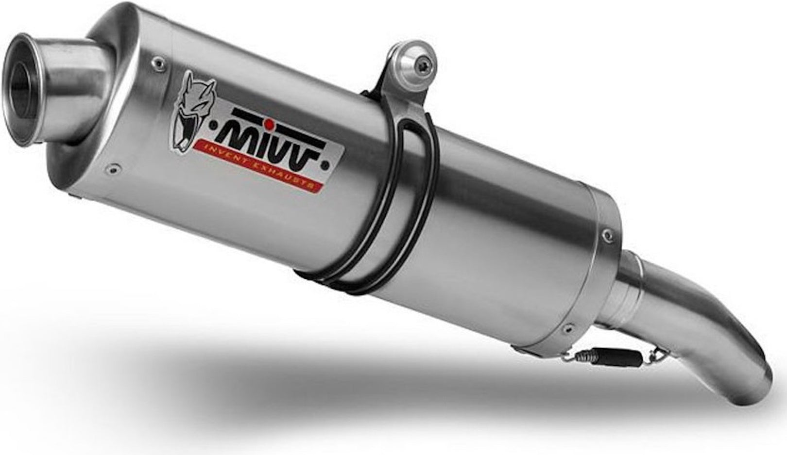 Non-Catalytic Exhaust Tip With Sound Certification Oval Stainless Steel - Mivv Compatible With Triumph Tiger 1050 (2007-2012)