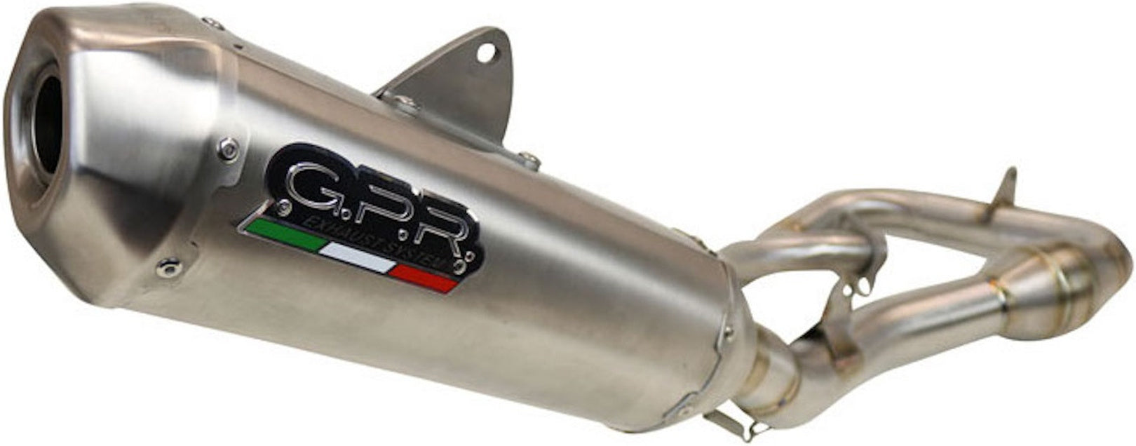 Complete Non-Catalytic Exhaust System With Sound Certification Pentacross Stainless Steel - Gpr Compatible With Kymco Maxxer 300 (2002-2020)