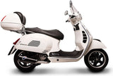 Échappement Sans Homologation Sonore Oval Acier Inox Noir - Termignoni Compatible Avec Piaggio Vespa 250 (2008-2020)