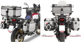 Valises Laterales Monokey Cam-Side Trekker Outback Evo Smart Aluminium Anodisé + Serrure 96 Lt Trekker Outback Evo Smart Aluminium Anodisé - Givi Compatible Avec Honda Crf 1000 L Africa Twin (2016-2017)
