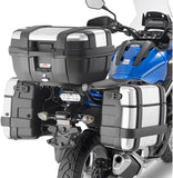 Valises Laterales Monokey Trekker Noir 66 Lt Trekker Aluminium - Givi Compatible Avec Honda Nc 750 X (2016-2020)