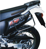 Monokey Trekker Dolomiti Black Aluminium Side Cases - 72 Lt Trekker Dolomiti Aluminium - Givi Compatible With Honda Africa Twin 750 (1993-1995)