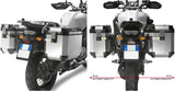 Monokey Cam-Side Canyon Black Side Bags - 60 Lt Canyon Nylon - Givi Compatible With Yamaha Xt 1200 Ze Super Ténéré (2014-2020)