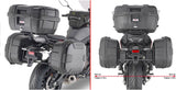 Monokey Trekker Dolomiti Black Aluminium Side Cases - 72 Lt Trekker Dolomiti Aluminium - Givi Compatible With Yamaha Tracer 7 - Gt (2020-2024)