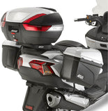 Trekker Dolomiti Aluminium Black Top Case + Side Cases - 102 Lt Trekker Dolomiti Aluminium - Givi Compatible With Suzuki An 650 Burgman - Executive (2013-2020)
