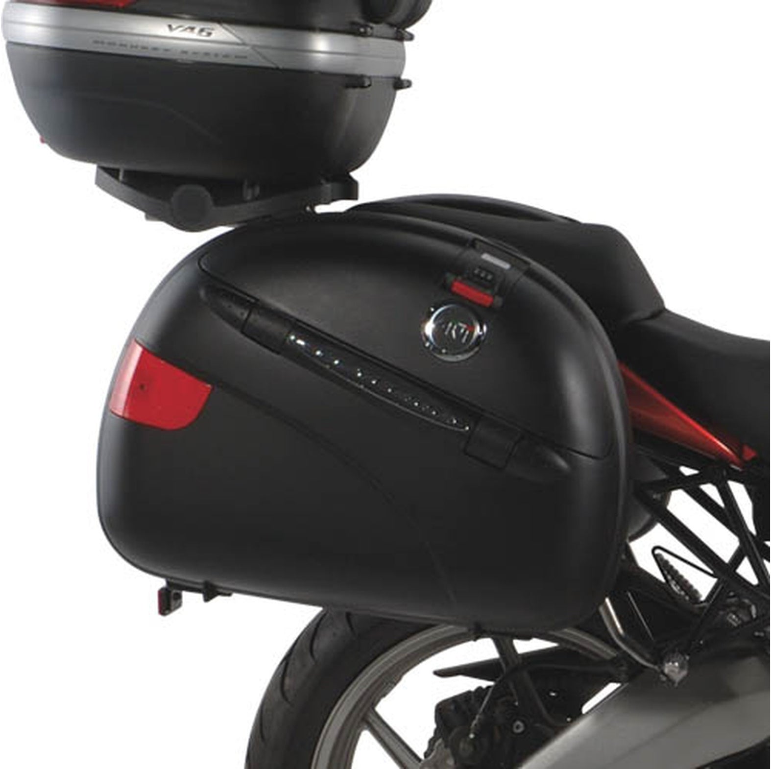 Trekker Dolomiti Aluminium Top Case + Side Cases - 118 Lt Trekker Dolomiti Aluminium - Givi Compatible With Kawasaki Versys 650 (2006-2009)