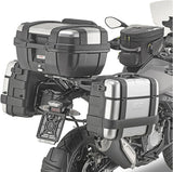 Valises Laterales Monokey Trekker Dolomiti Aluminium Noir 60 Lt Trekker Dolomiti Aluminium - Givi Compatible Avec Bmw G 310 Gs (2017-2024)