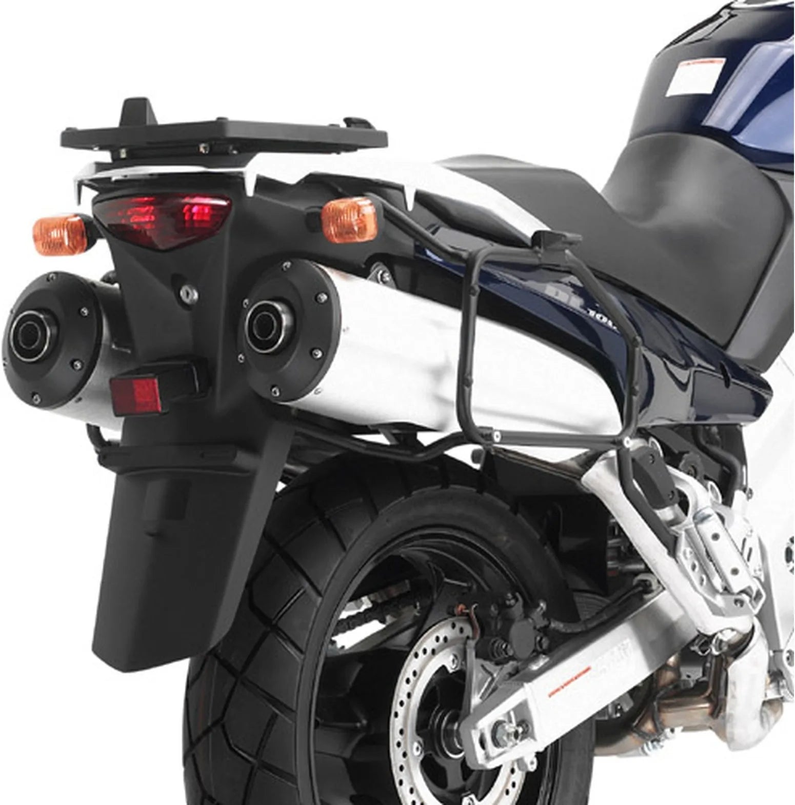 Valises Laterales Monokey Noir 44 Lt Technopolymères - Givi Compatible Avec Suzuki Dl 1000 V-Strom (2002-2011)