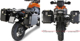Valises Laterales Monokey Cam-Side Trekker Outback Evo Smart Aluminium + Serrure 74 Lt Trekker Outback Evo Smart Aluminium - Givi Compatible Avec Ktm 1290 Super Adventure T (2017)