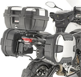 Sacoches Cavalières Monokey Canyon Noir 50 Lt Canyon Nylon - Givi Compatible Avec Benelli Trk 502 (2021-2024)