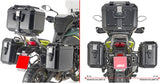 Vision Black Tech Top Case + Side Cases - 78 Lt Vision Technopolymer - Givi Compatible With Benelli Trk 702 (2023-2024)