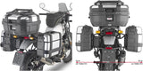 Valises Laterales Monokey Trekker Noir 92 Lt Trekker Aluminium - Givi Compatible Avec Royal Enfield Himalayan (2021-2023)