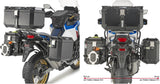 Monokey Cam-Side Trekker Outback Evo Smart Black Aluminium Side Cases + Locks - 70 Lt Trekker Outback Evo Smart Aluminium - Givi Compatible With Honda Crf 1100 L Africa Twin Adventure Sports (2024)