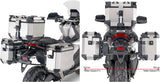 Top Case + Valises Laterales Trekker Outback Evo Smart Aluminium Anodizado 116 Lt Trekker Outback Evo Smart Aluminium Anodisé - Givi Compatible Avec Honda X-Adv 750 (2025)