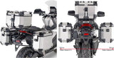 Trekker Outback Evo Smart Aluminium Black Top Case + Side Cases - 146 Lt Trekker Outback Evo Smart Aluminium - Givi Compatible With Honda X-Adv 750 (2025)