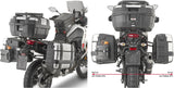 Monokey Canyon Black Side Bags - 50 Lt Canyon Nylon - Givi Compatible With Yamaha Ténéré 700 (2021-2024)