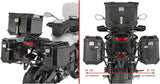 Monokey Cam-Side Trekker Outback Evo Smart Anodized Aluminium Side Cases + Locks - 77 Lt Trekker Outback Evo Smart Anodized Aluminium - Givi Compatible With Yamaha Tracer 9 - Gt - Gt+ (2025)